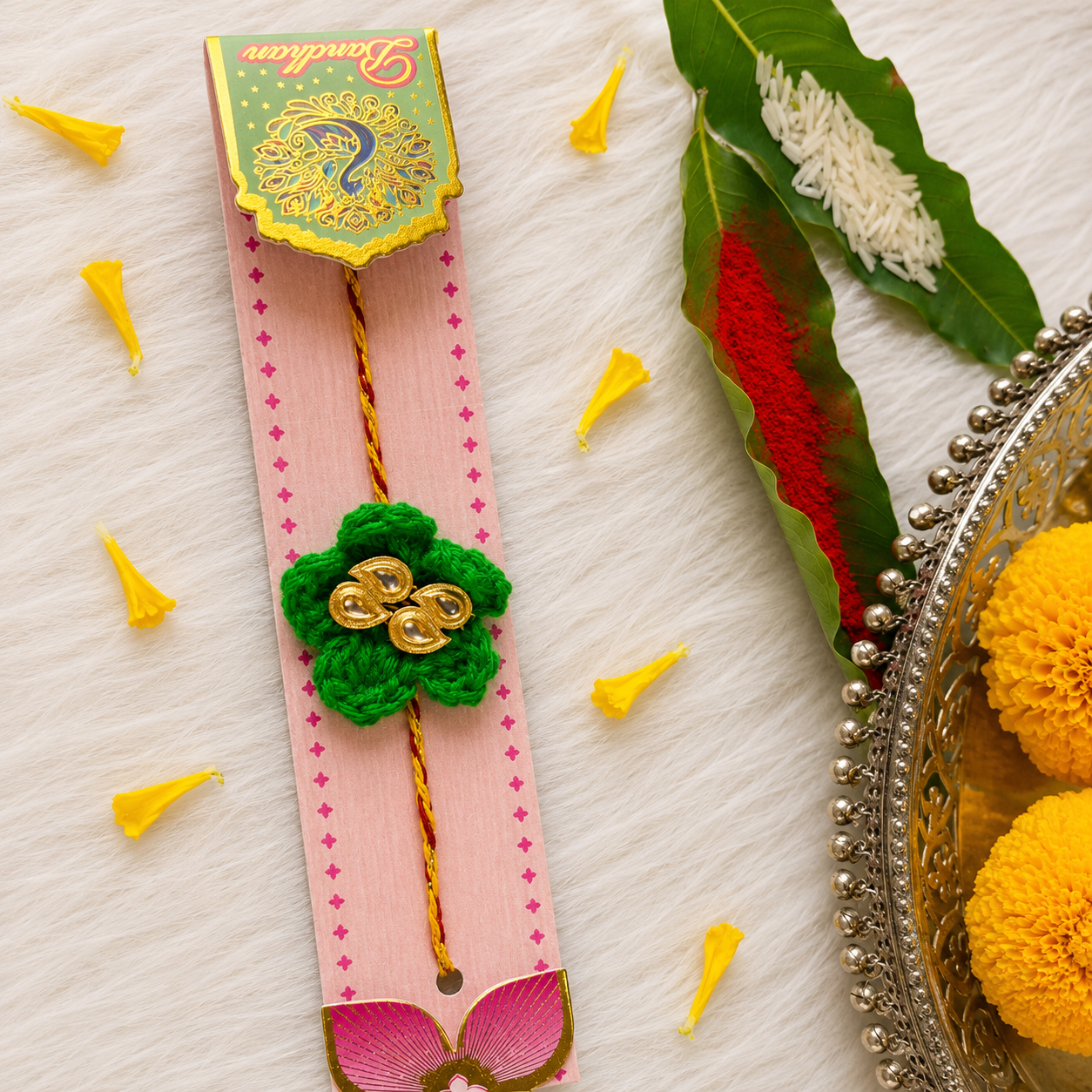 Crochet Handcrafted Rakhi