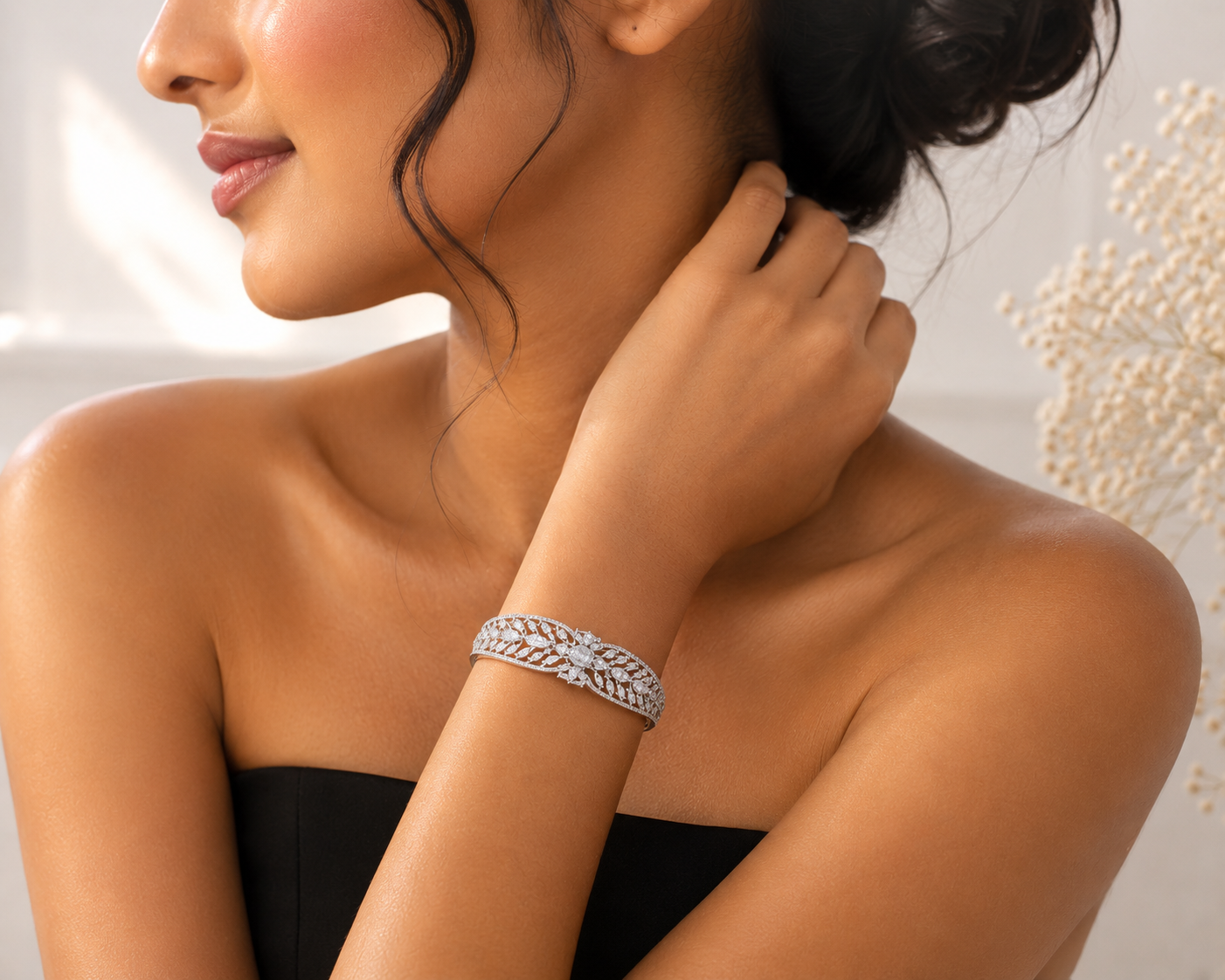 Silver CZ Diana Bracelet