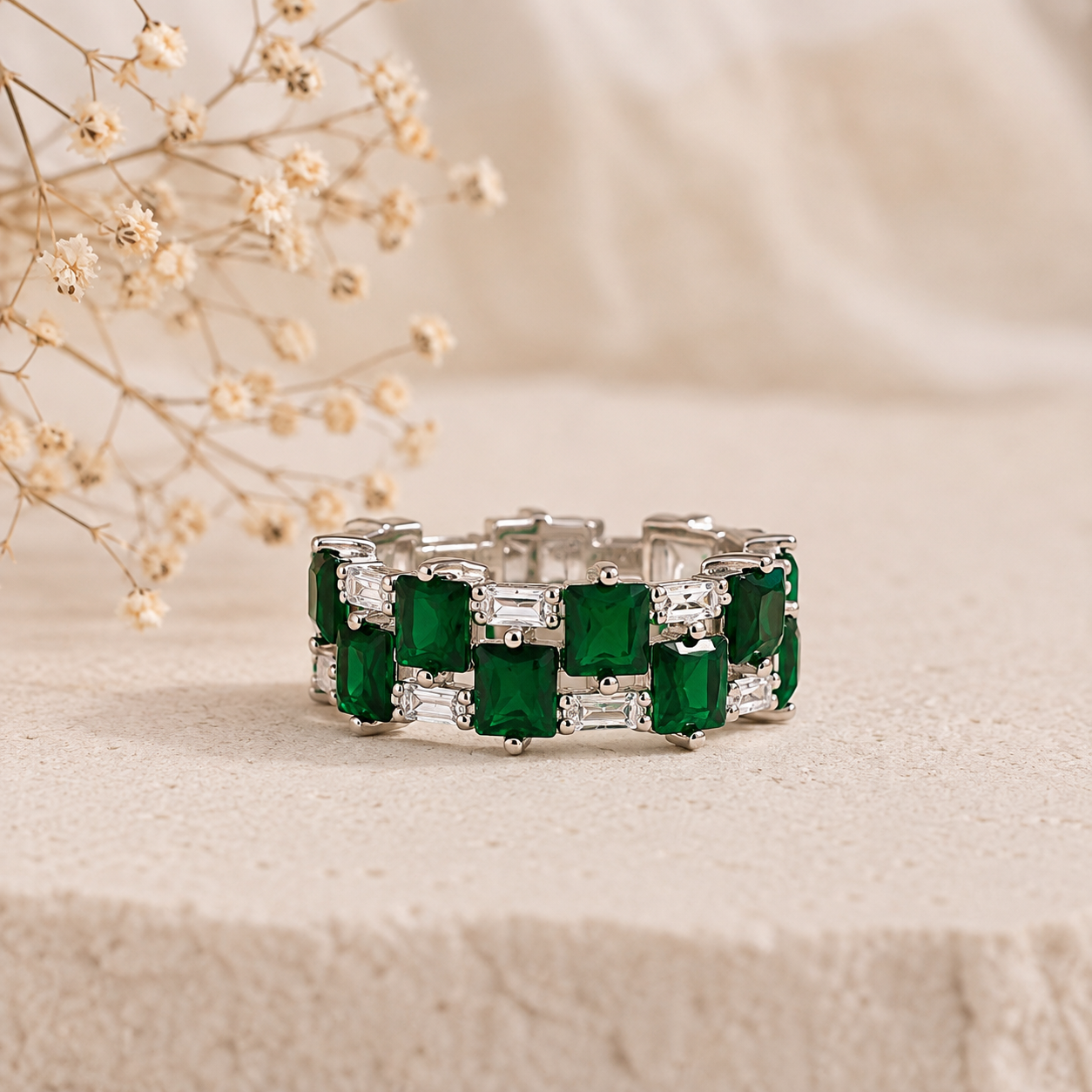 Ira Emerald Ring