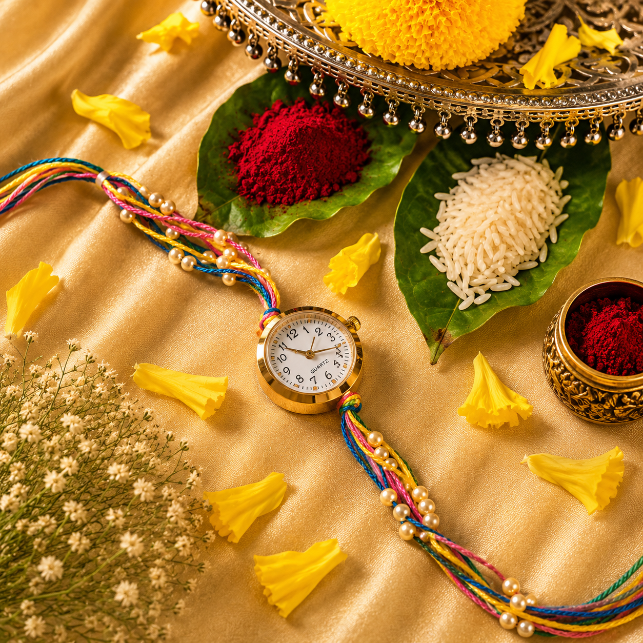 Multicolor Watch Rakhi