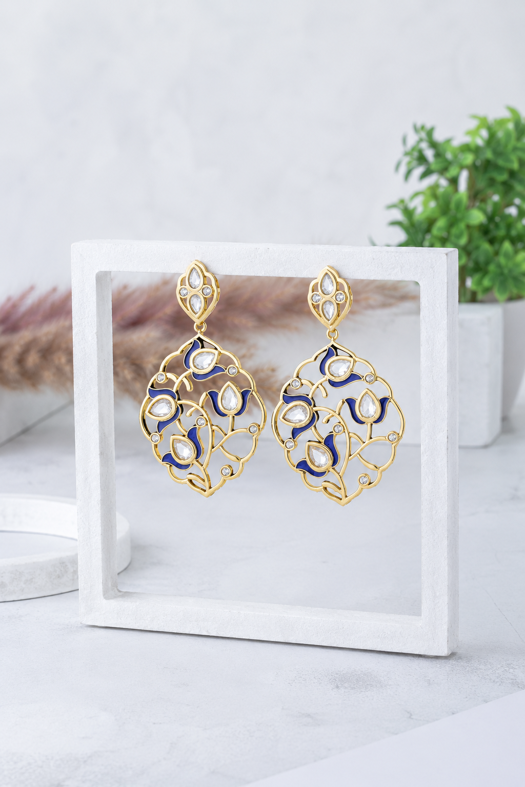 Blue Enamel Drops
