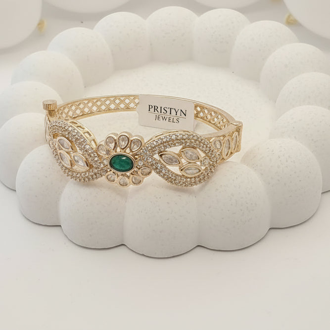 Emerald Floral Kada