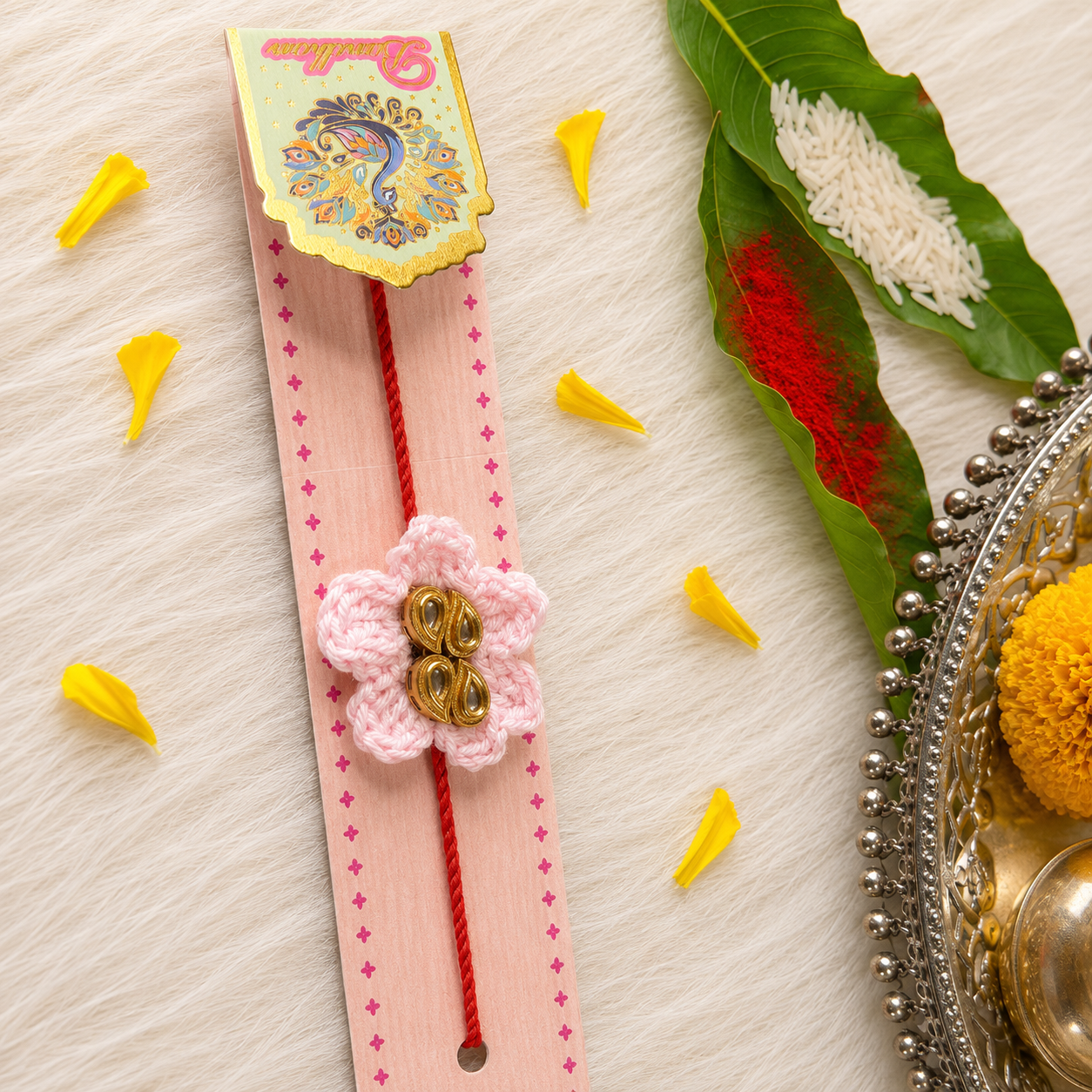 Crochet Handcrafted Rakhi