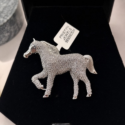 Equestrian Spark Brooch