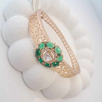 Emerald Filigree Bracelet