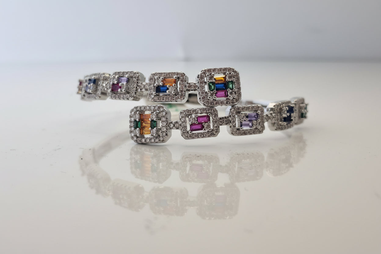 Rainbow CZ Bracelet