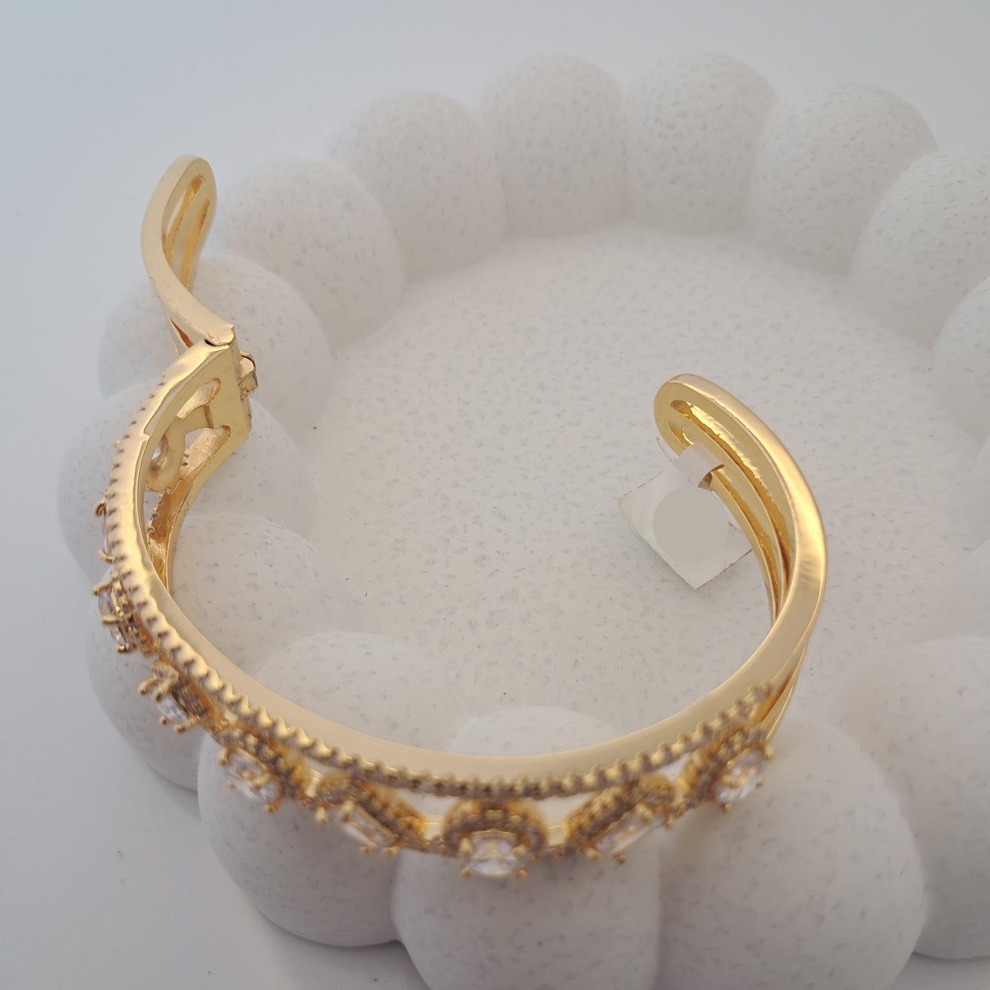 Classic Round & Emerald Cut Bangle