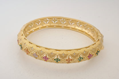 Multicolor Textured Bracelet