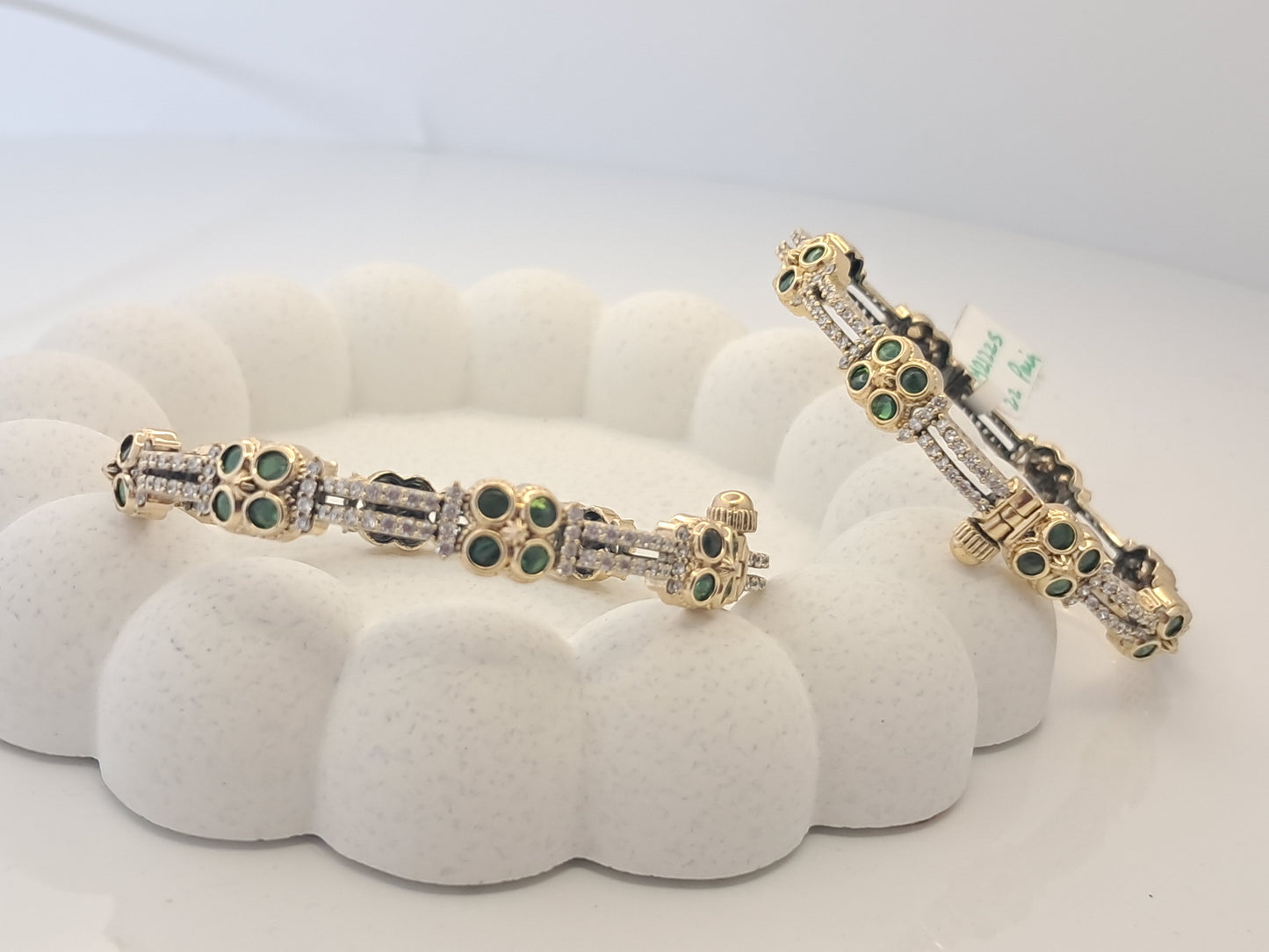 Emerald CZ Bangles