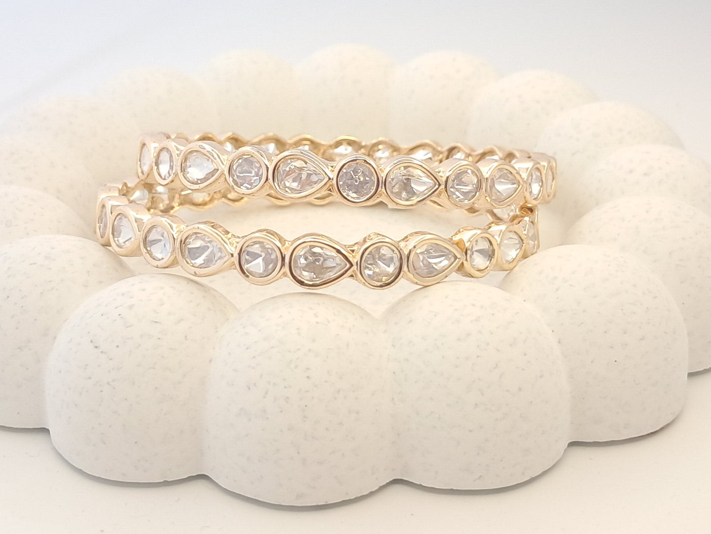 Moissanite bangles
