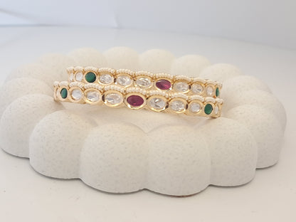 Aaira Moissanite Bangles