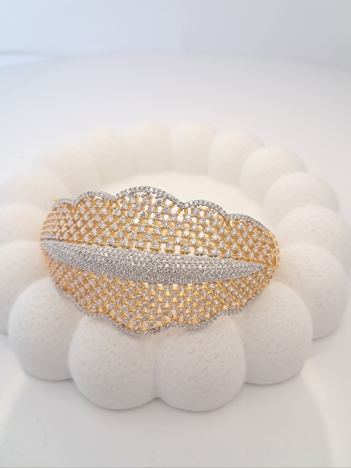 Designer CZ Statement Bracelet