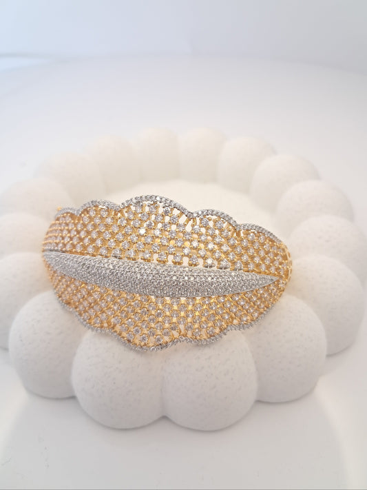 Designer CZ Statement Bracelet