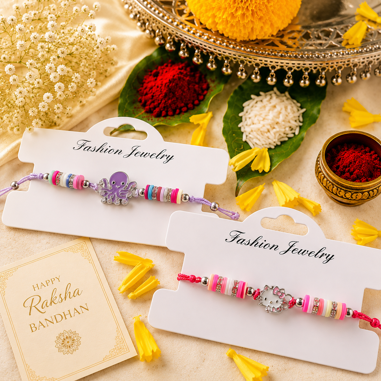 Kids Designer Rakhi Collection | Assorted Cartoon Character Rakhis for Brother & Sisiter