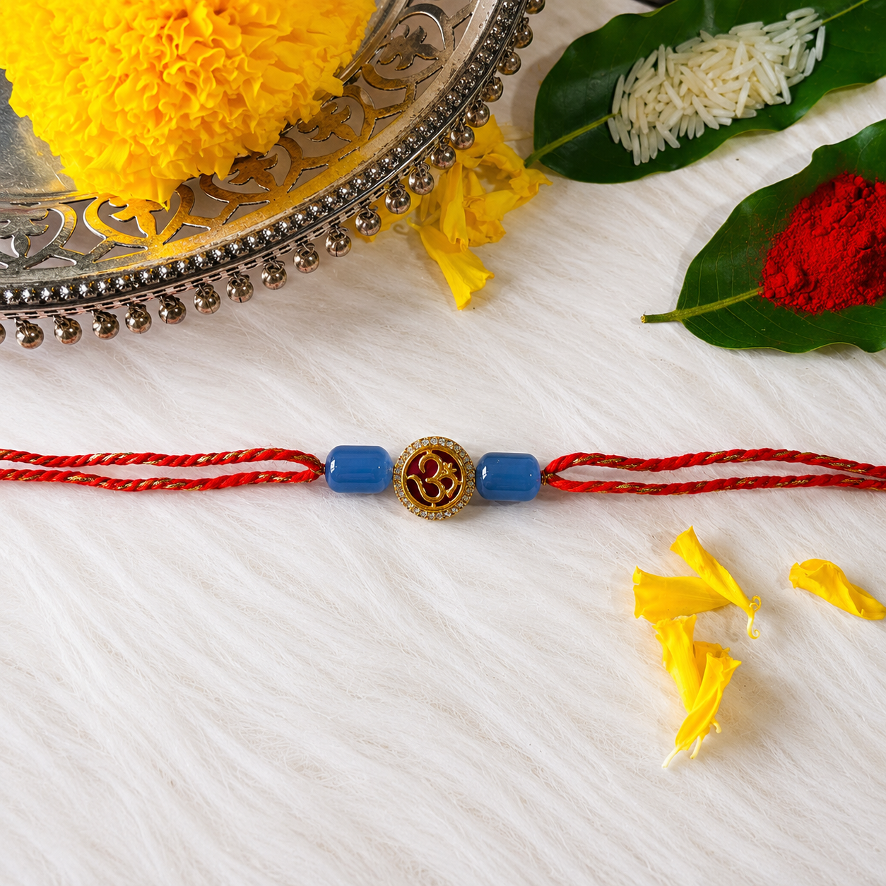 OM Divine Bead Rakhi