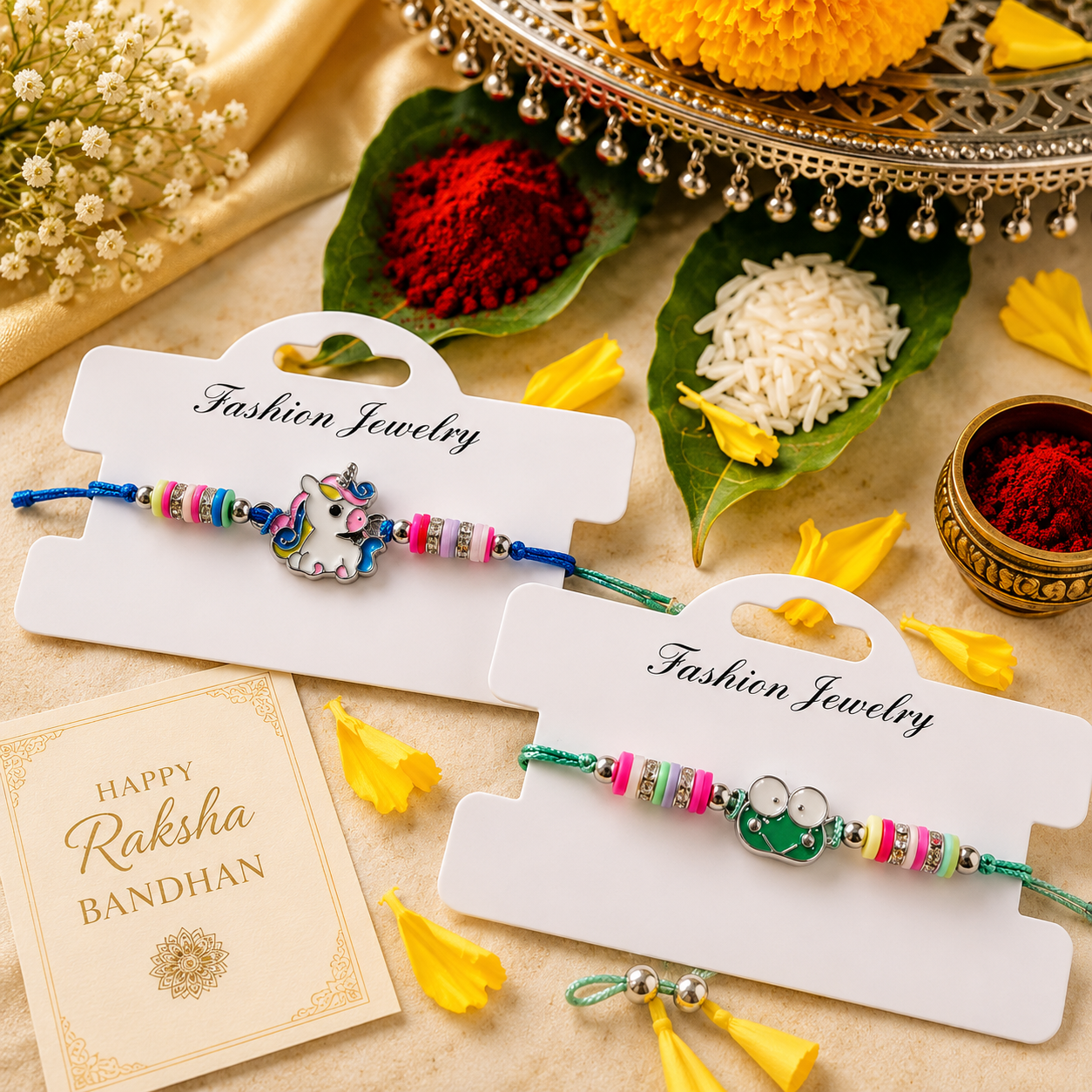 Kids Designer Rakhi Collection | Assorted Cartoon Character Rakhis for Brother & Sisiter