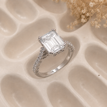 Élan Emerald-cut Ring