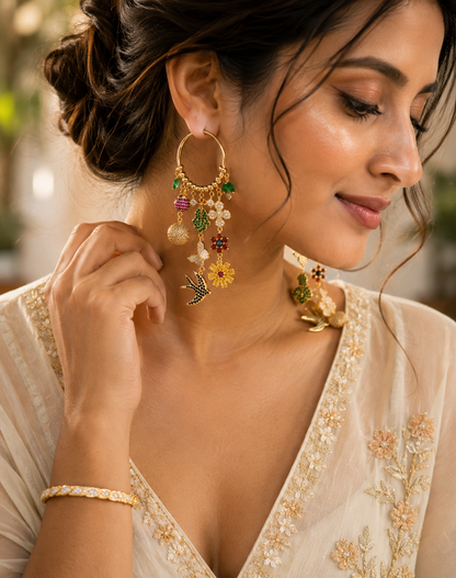 Whimsical Garden Earrings