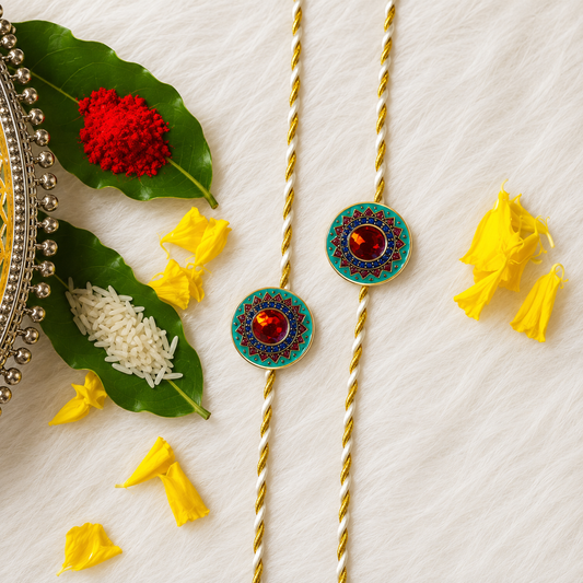 1 pc Teal Rakhi