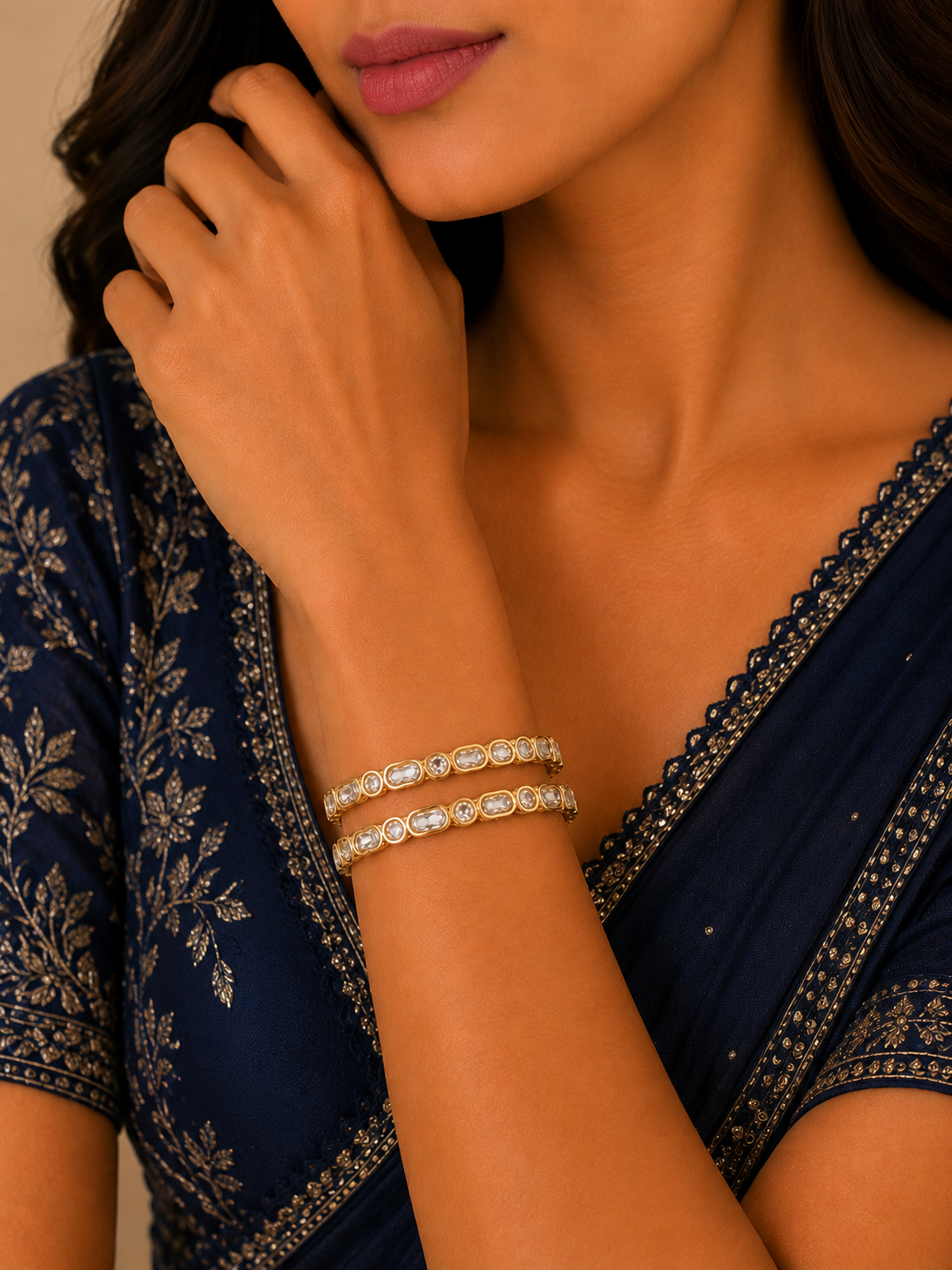 Classic Kundan Bangles