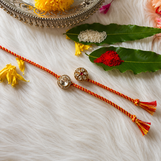 Classic Kundan Rakhi