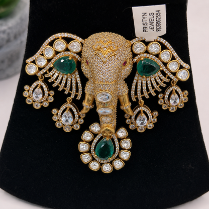Royal Gajraj Brooch