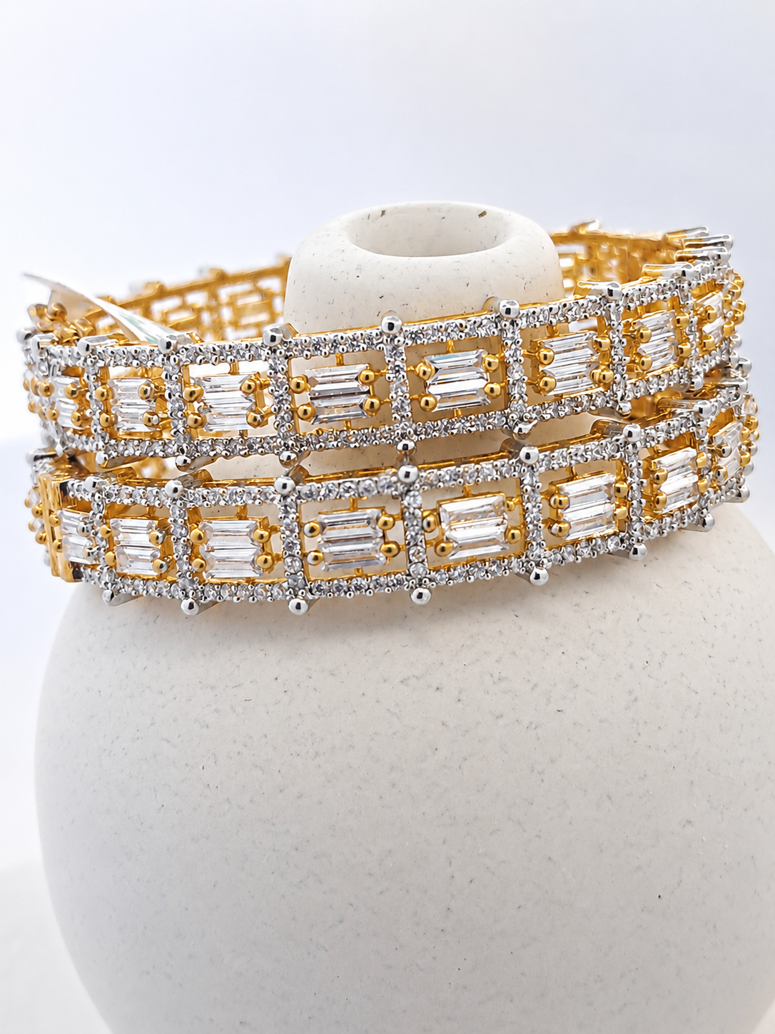 Baguette CZ Bangles