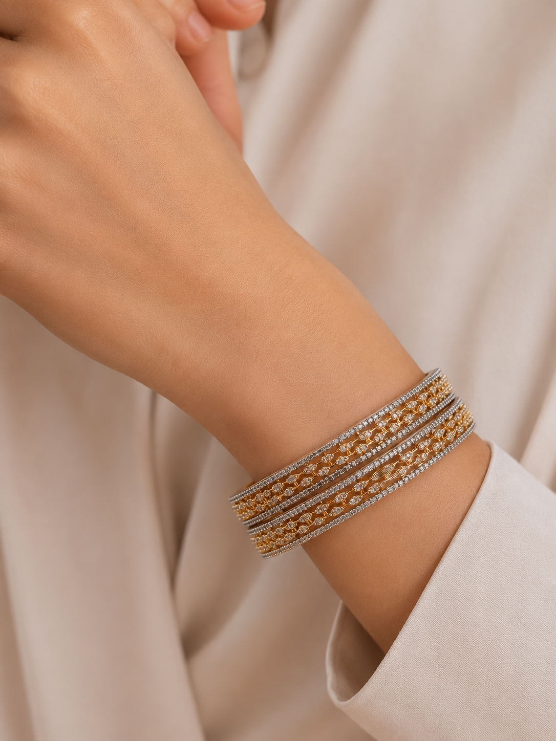 CZ Sparkle Bangles