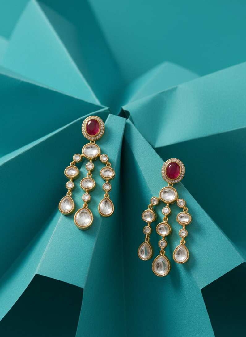 Crimson Yiva Earring