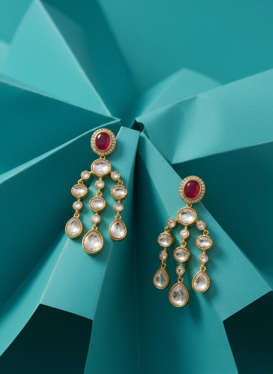 Crimson Yiva Earring