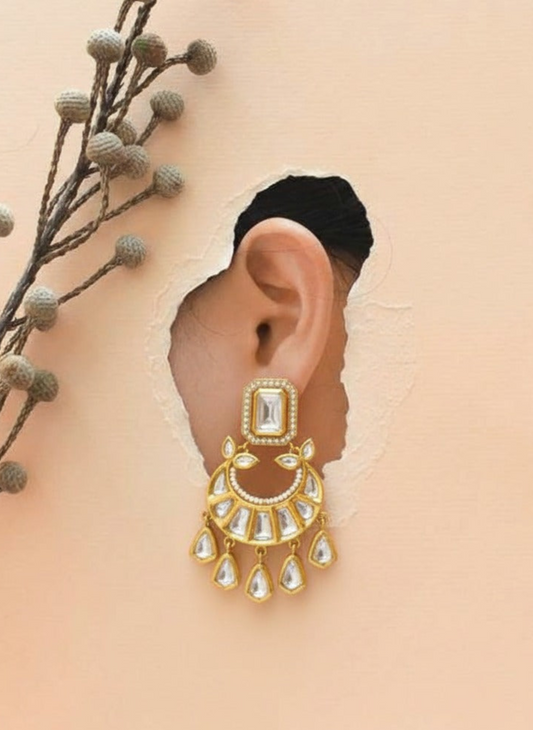 Kundan Drape Chandeliers