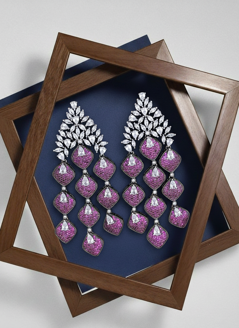 Pink Zoya Earrings