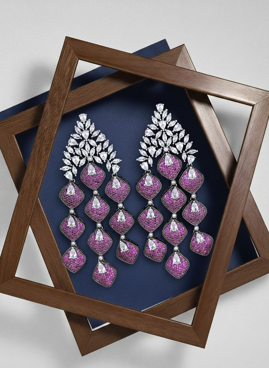 Pink Zoya Earrings