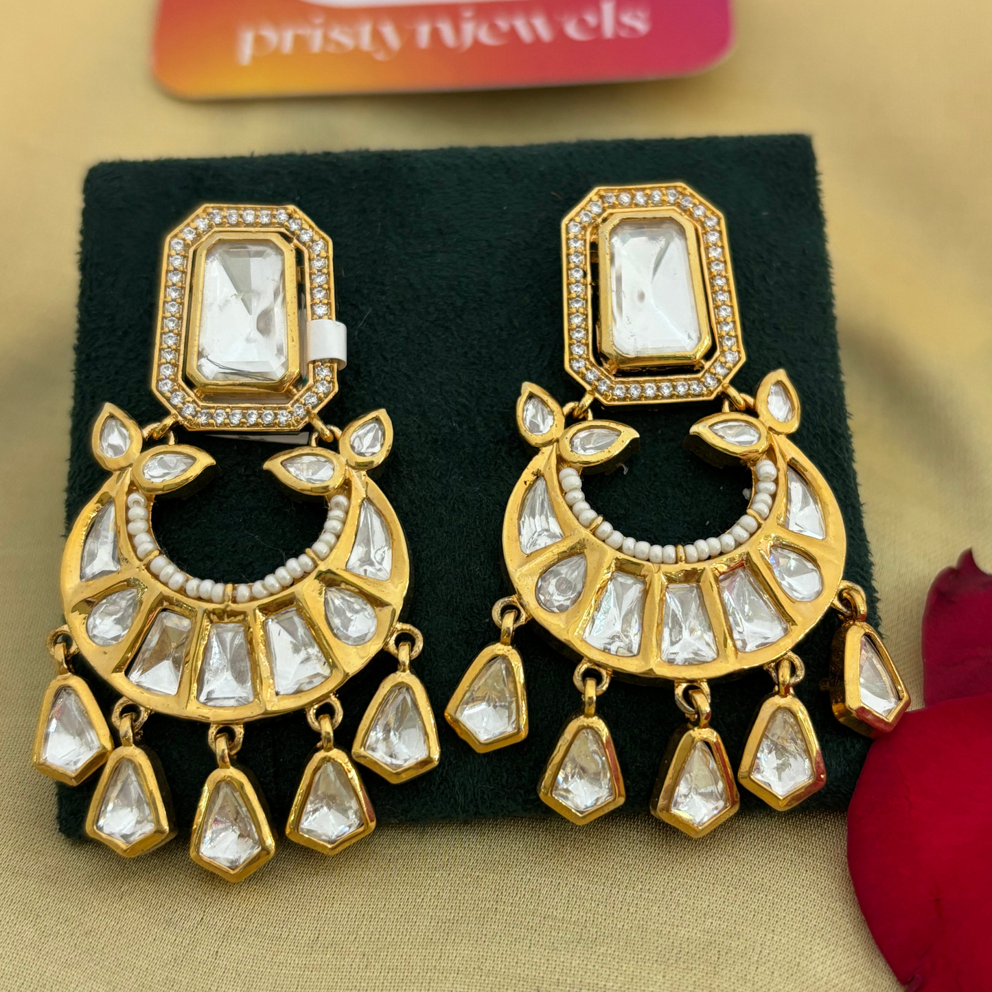 Kundan Drape Chandeliers