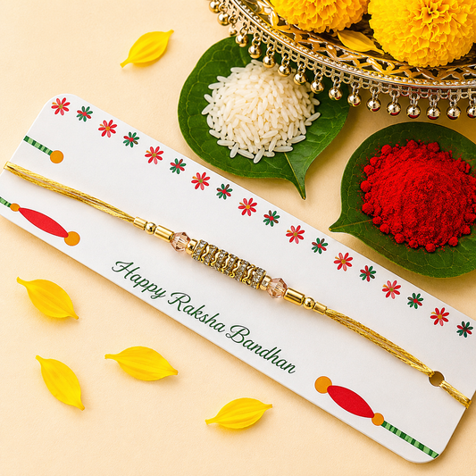 Golden Rakhi