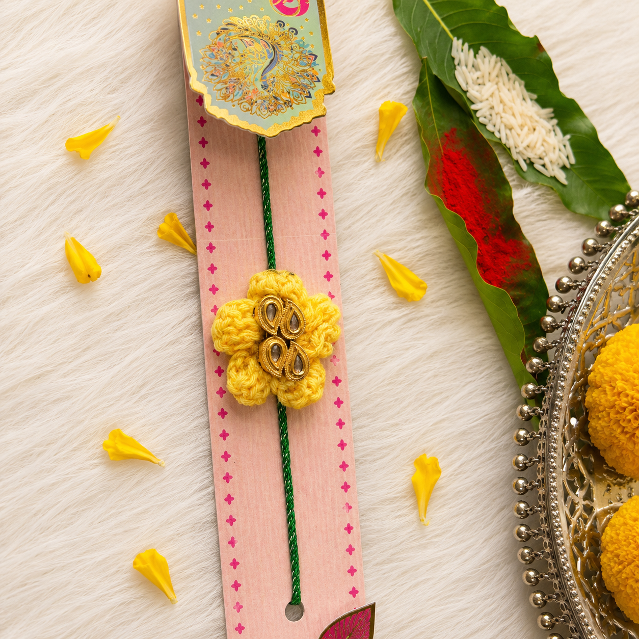 Crochet Handcrafted Rakhi