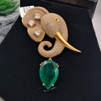 Maharaja Elephant Brooch