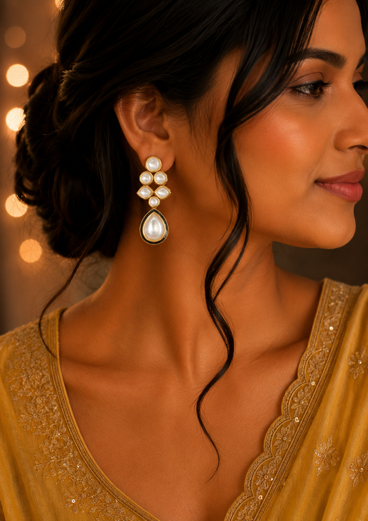 Kundan Kali Teardrop