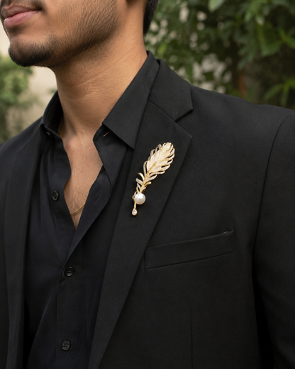 Aurelia Pearl Brooch