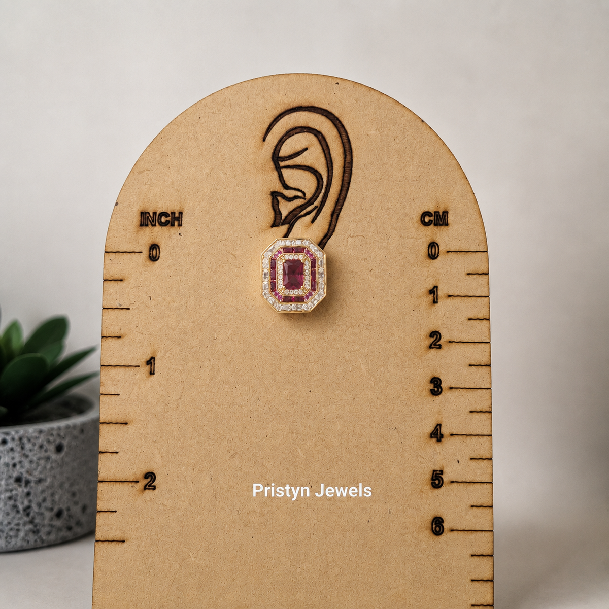 Ruby Royale Earrings