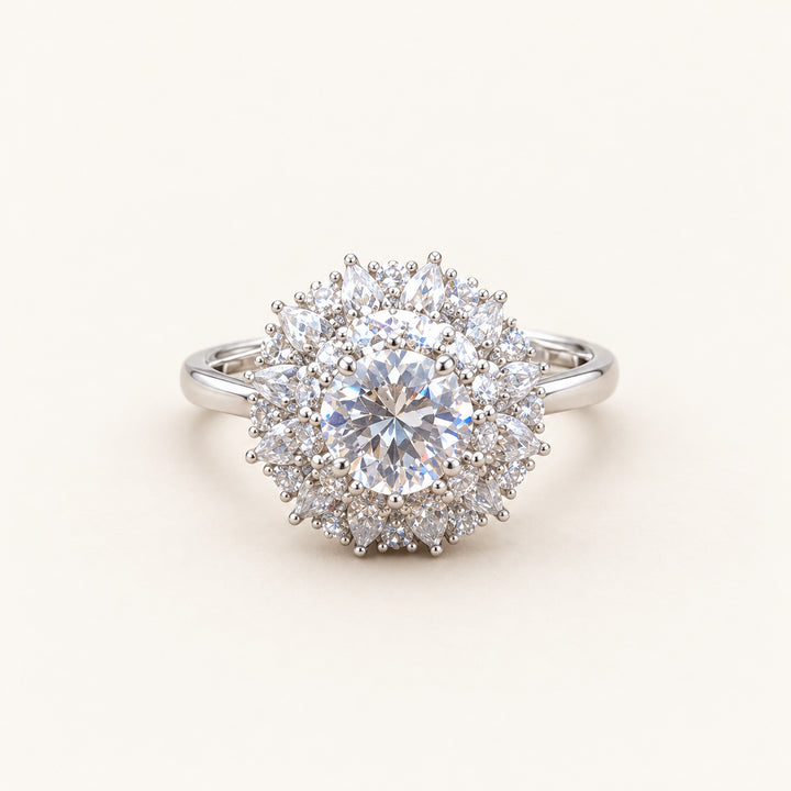 Crystal Crown Ring
