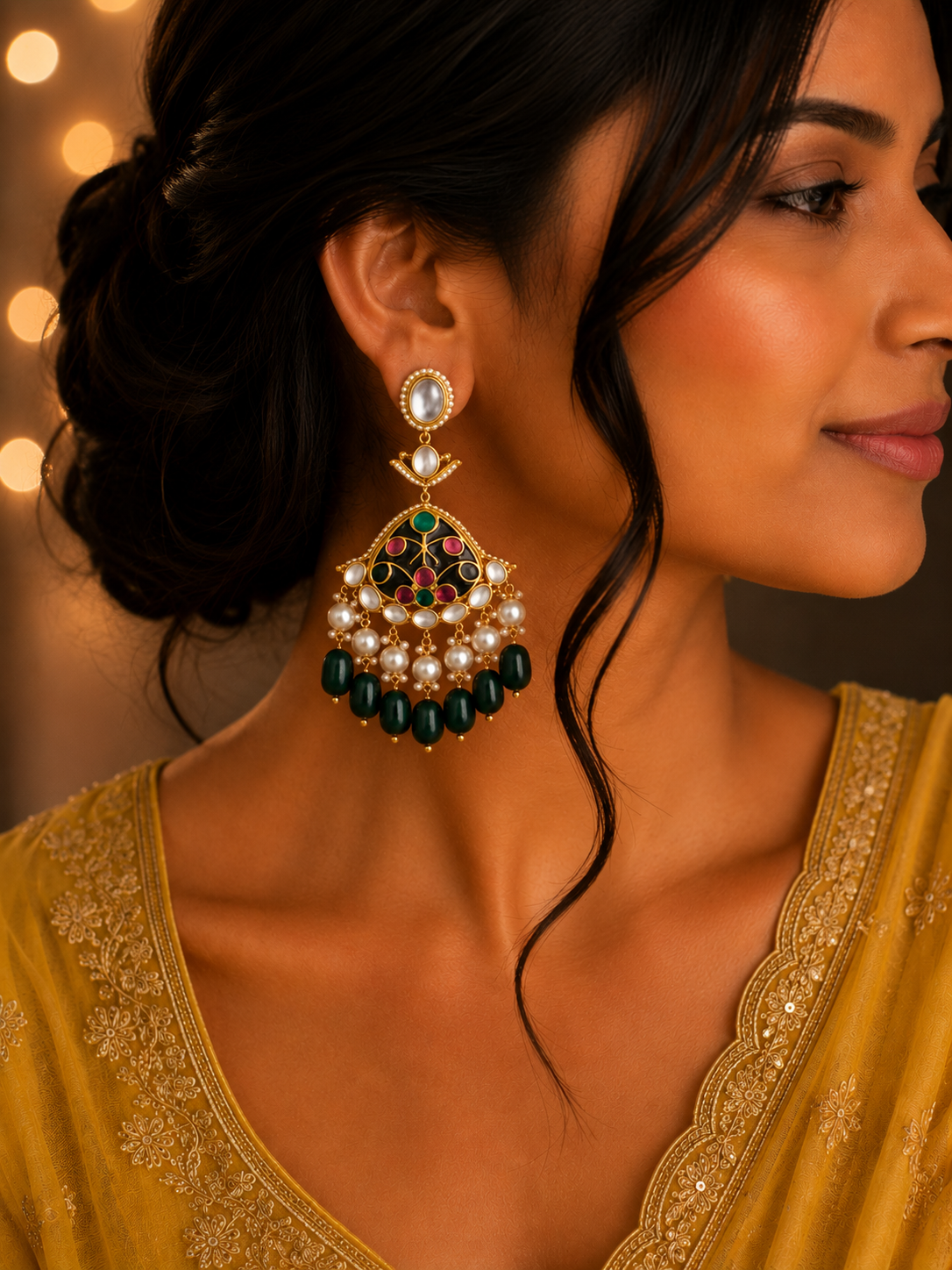 Regal Panna Chandbali