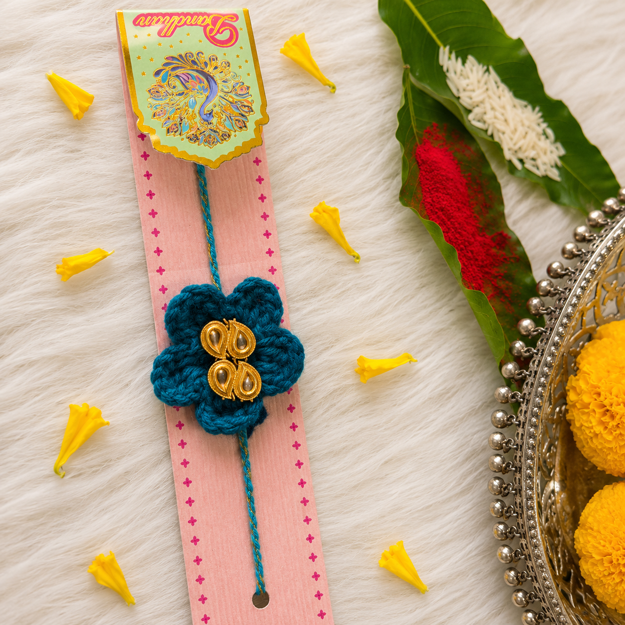 Crochet Handcrafted Rakhi