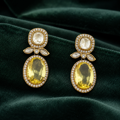 Solenne Citrine Earrings