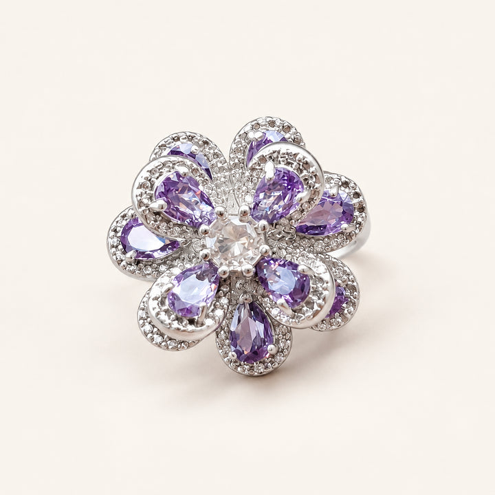 Lavender Flower Ring
