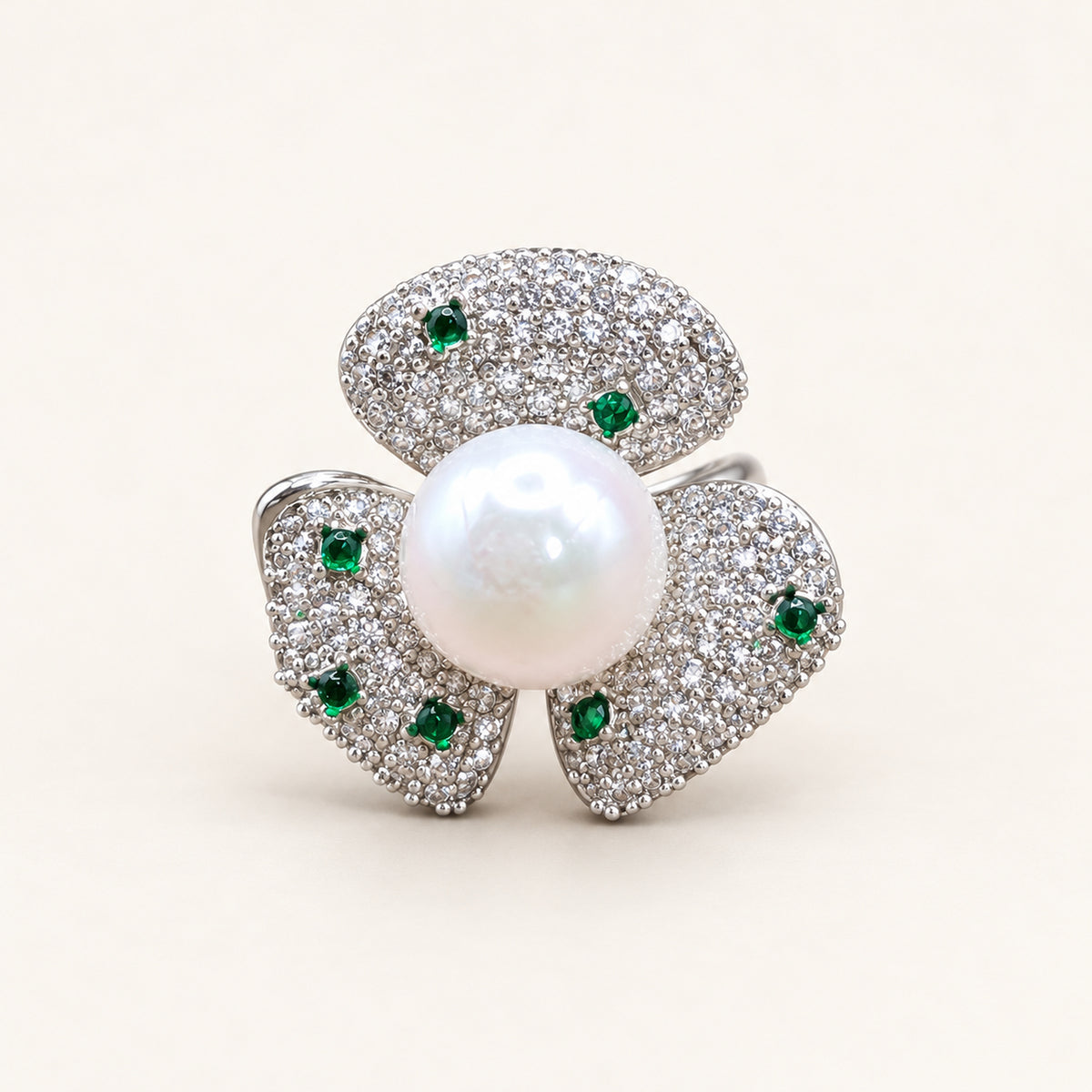 Pearl Petal Ring by PRISTYN Jewels, product detail
