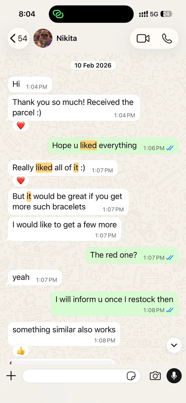 Original WhatsApp customer appreciation