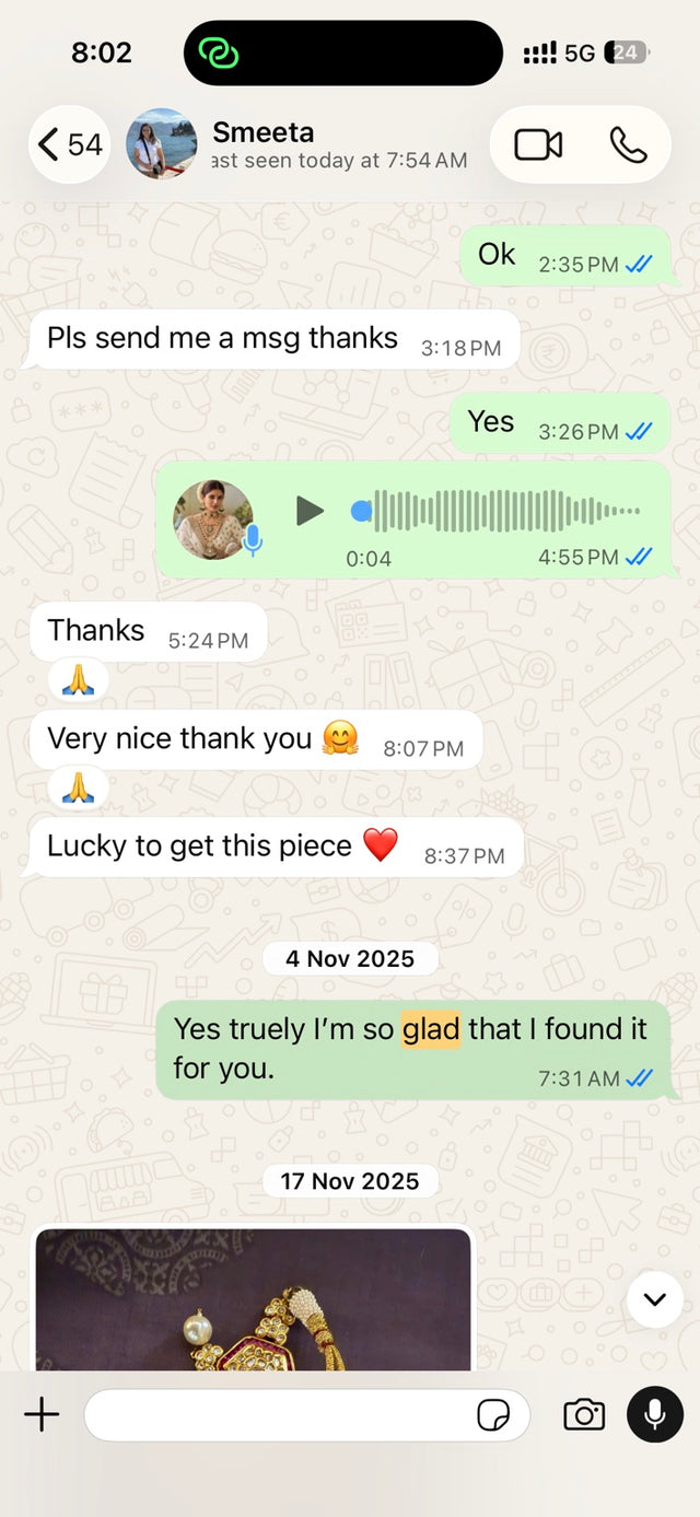 Original WhatsApp customer appreciation
