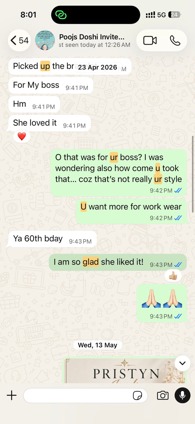 Original WhatsApp customer appreciation