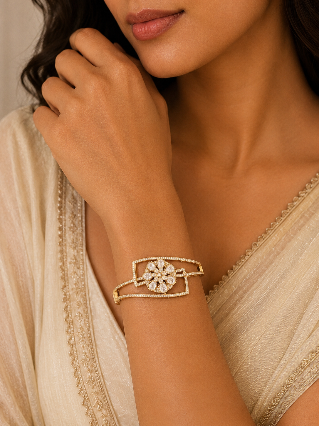 kundan bracelet